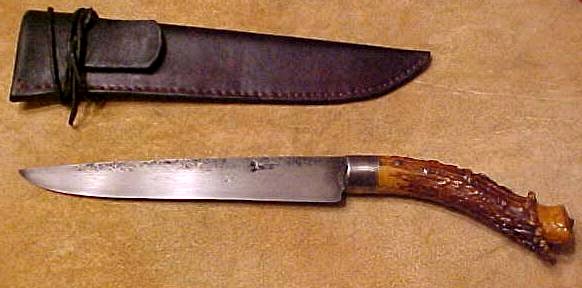 hand forged longhunter style knife
