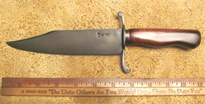hand forged bowie knife